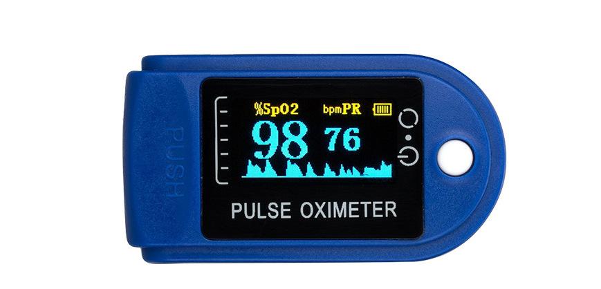 工厂现货oximeter手指夹式血氧仪脉搏仪心率测量血氧饱和度监测仪